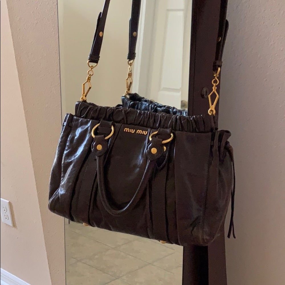 Authentic Miu Miu Brown Bag